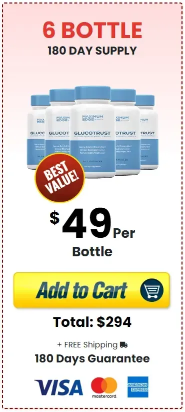 glucotrust 6 bottles price